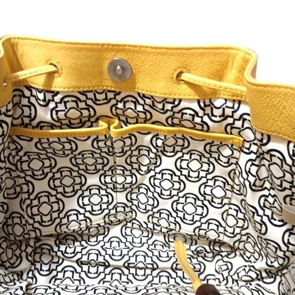 Rafé New York Yellow Leather Shoulder Bag Crossbody Purse - Picture 9 of 14